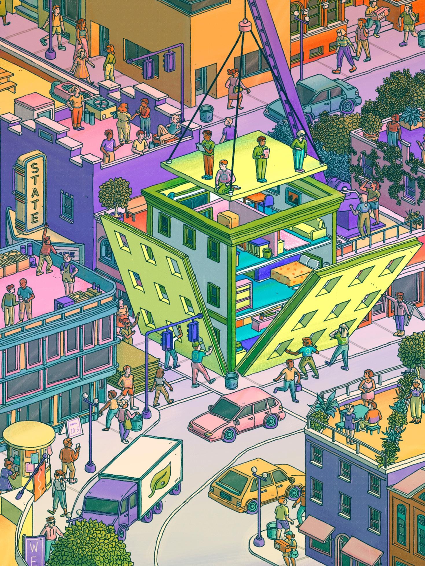 The future of urban housing is energy-efficient refrigerators