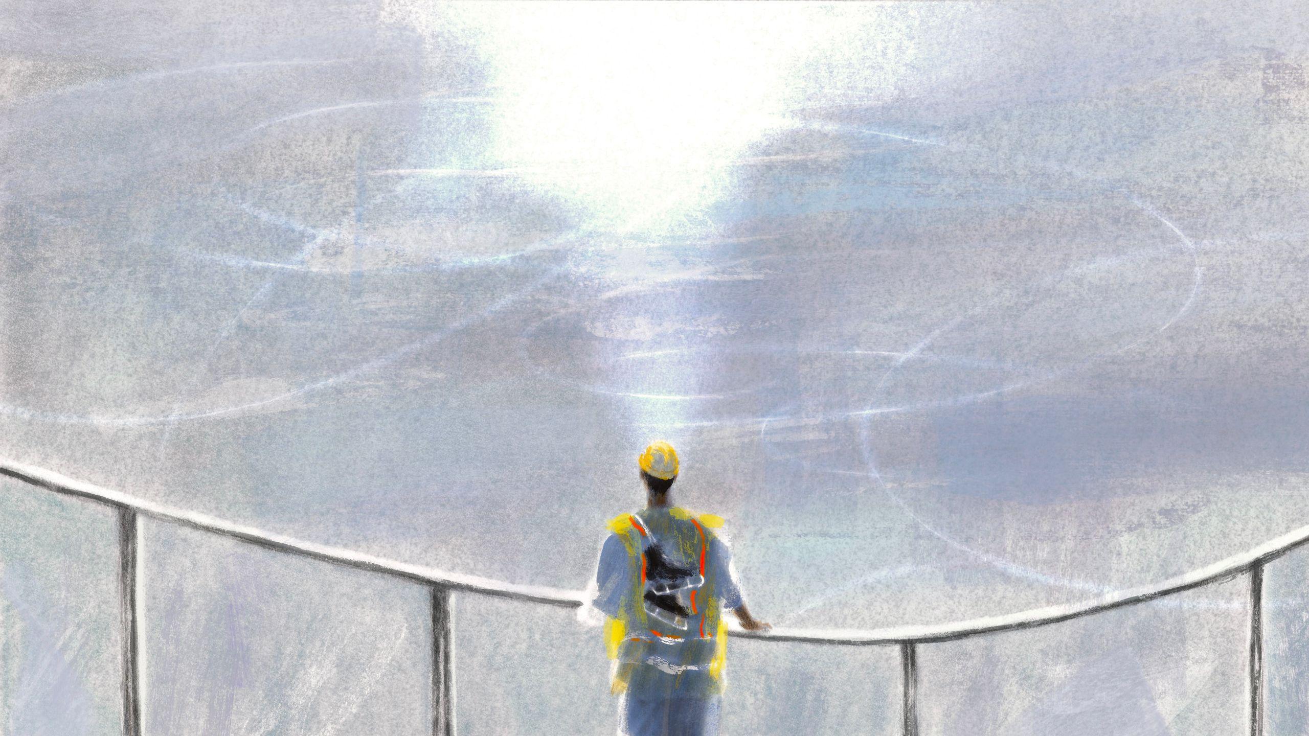 “The Ice-Skater,” by Kanak Kapur